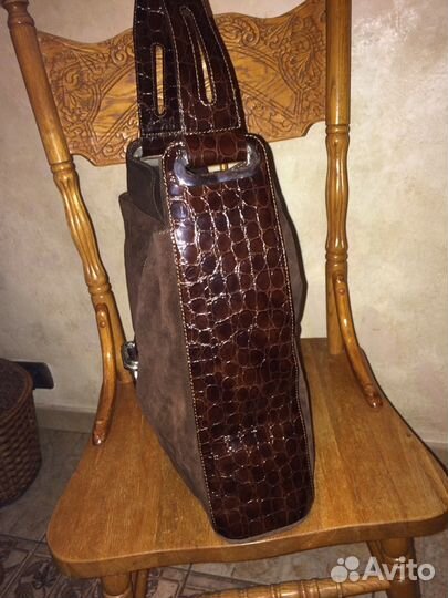 Сумка Polini(Италия) замшевая новая