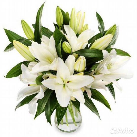 Букеты из лилий