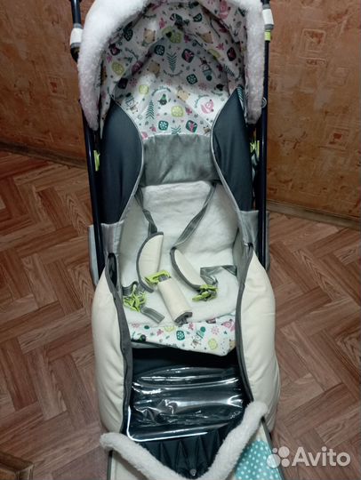Санки коляска ника 7-6