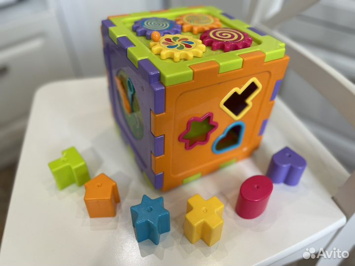 Развивающие игрушки сортер куб