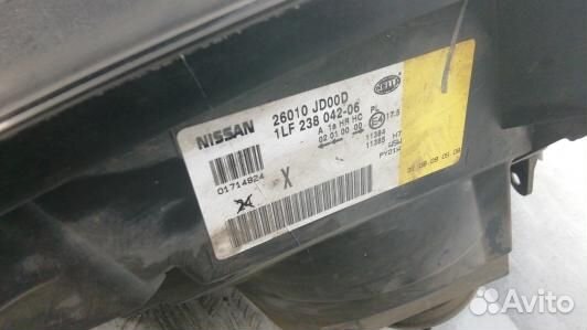 Фара правая nissan qashqai J10 (OML18MU01)