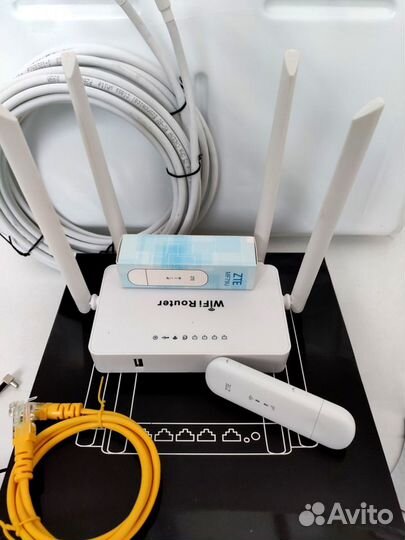 Комплект интернета 20Дб mimo 4G 3G модем ZTE MF79