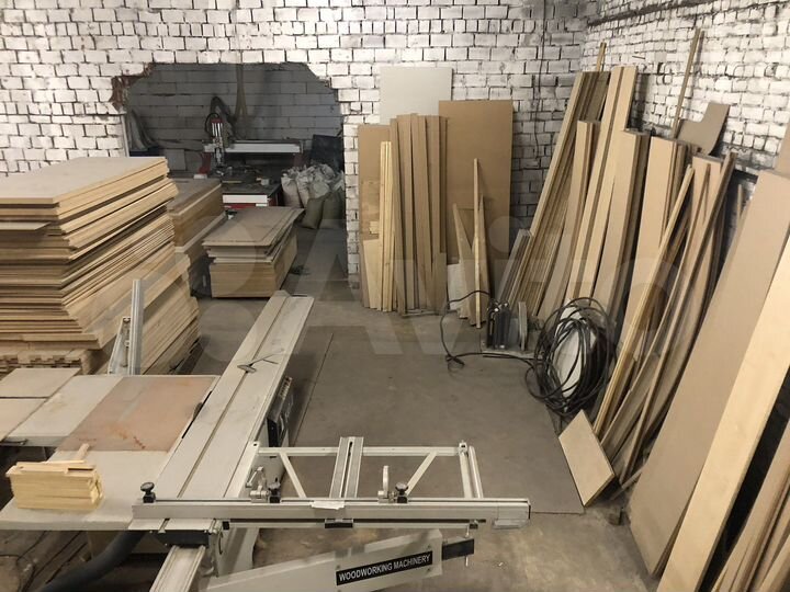 Оснащенный мебельный цех 400 м2