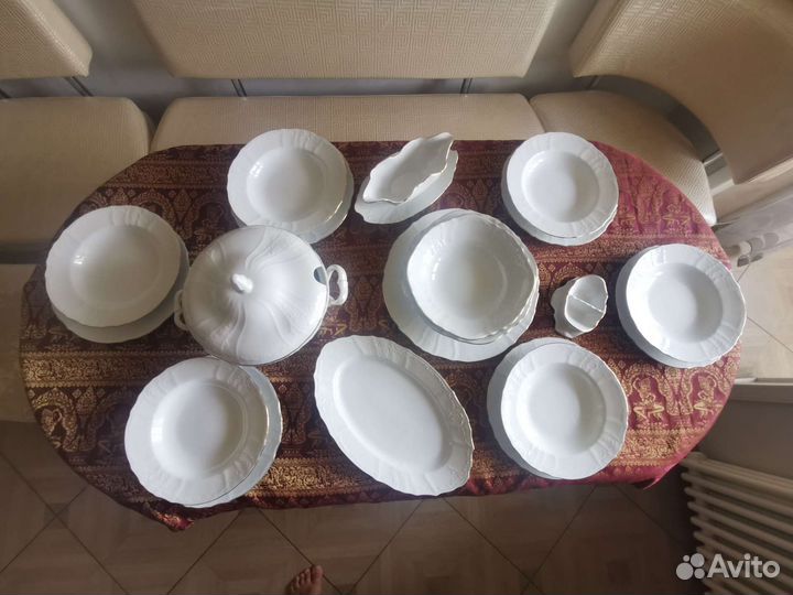 Посуда. Сервиз чайный и столовый, Bernadotte