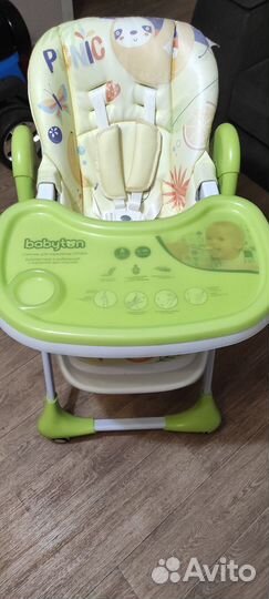 Стульчик для кормления babyton трансформер