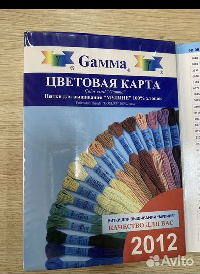 Оригинальная карта цветов Gamma