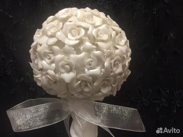 Фигурка статуэтка фарфор павон музыкальная