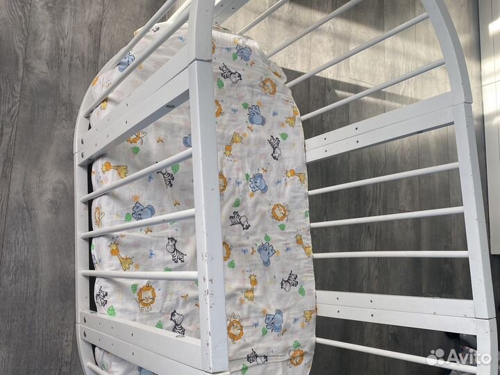 Детская кроватка круглая