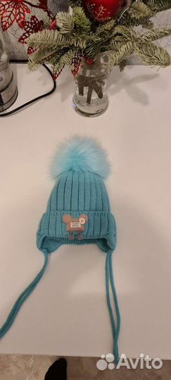 Шапка детская для девочки новая