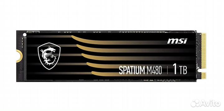 1 тб SSD M.2 накопитель MSI spatium M480