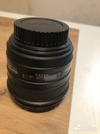 Объектив sigma 50mm 1/4