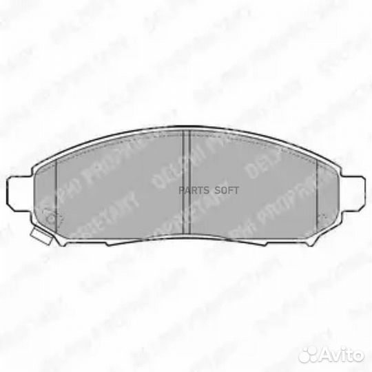 Delphi LP2011 Колодки mitsubishi pajero sport/L200