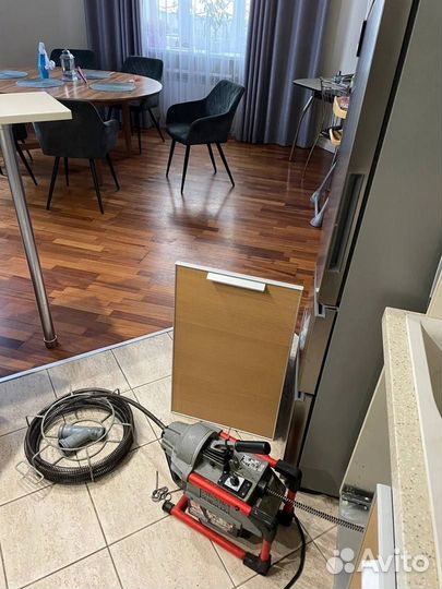 Устранение засора Прочистка канализации