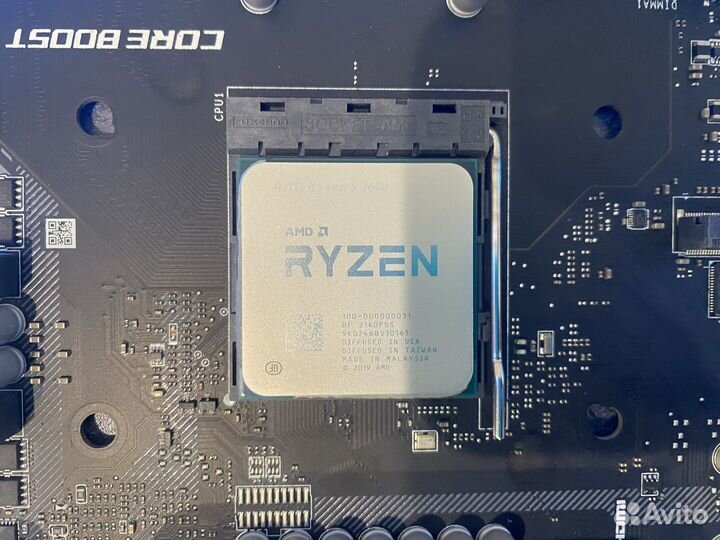 Комплект ryzen 5 3600/MSI B450/48GB