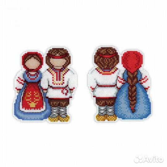 Р-154 Набор для вышивания на пластиковой канве мп