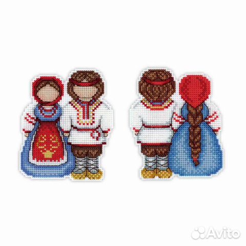 Р-154 Набор для вышивания на пластиковой канве мп
