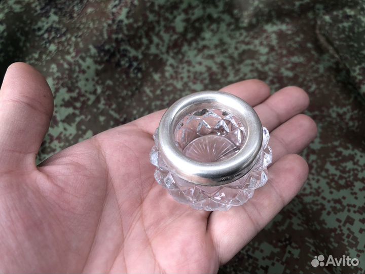 Солонка СССР серебро 875 проба редкое клеймо