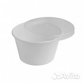 Чаша белая, под суп/салат/мороженное 500 мл