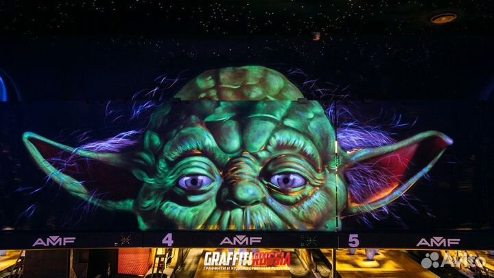 Граффити на фасадах / роспись стен в интерьере