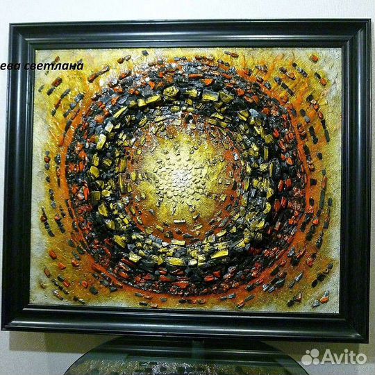 Картина-коллаж из природного материала