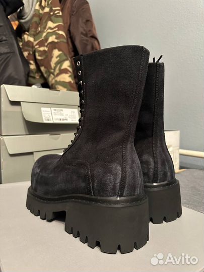 В наличии Balenciaga canvas Stomper boots