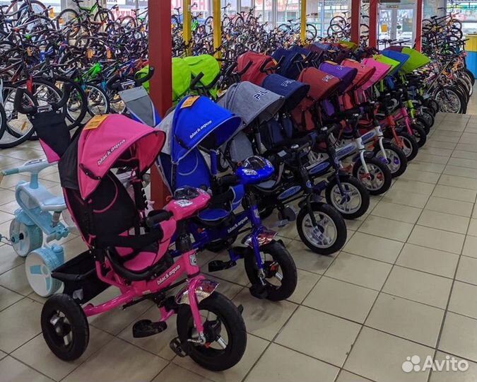 Детский трехколесный велосипед