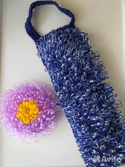 Мочалка ручной работы