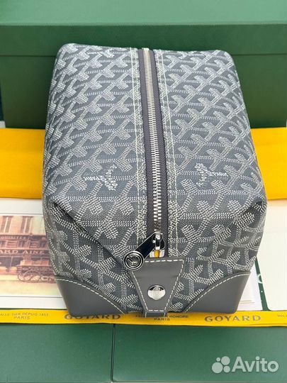Дорожная косметичка Goyard Bowling 25 серая