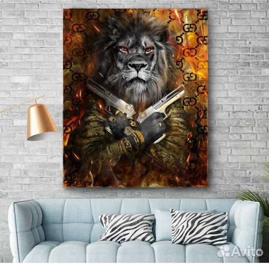 Трендовые современные картины на холсте