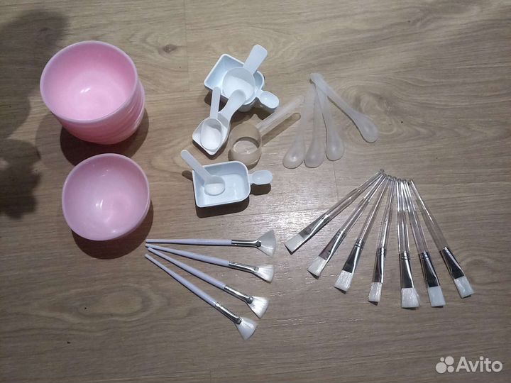 Силиконовые миски + кисти + лопатки + мерные ложки