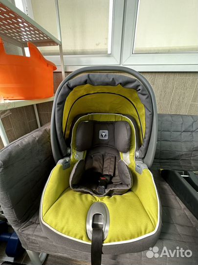 Автолюлька peg perego с базой isofix