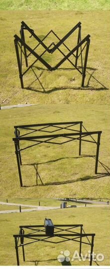 Стол складной реечный 118х71х70