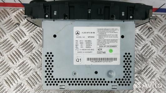 Магнитола mercedes benz C-class W203 (ODN25I401)