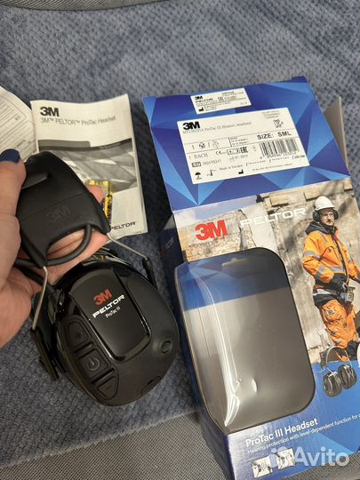 Новые Наушники 3М peltor ProTac III Headset