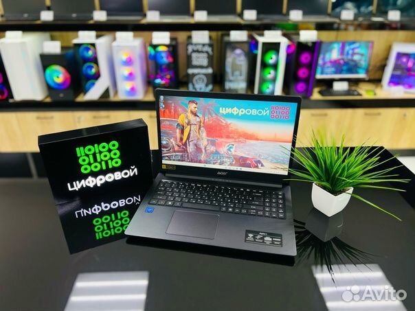 Новый ноутбук Acer/15.6/DDR4-12/SSD-512gb/FHD