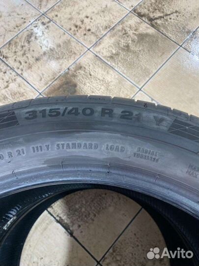 Continental ContiSportContact 5 275/45 R21 и 315/40 R21
