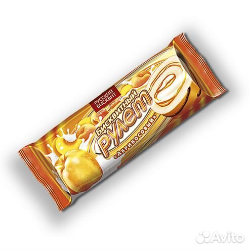 Рулет Русский Бисквит с Абрикосовой начинкой 175г