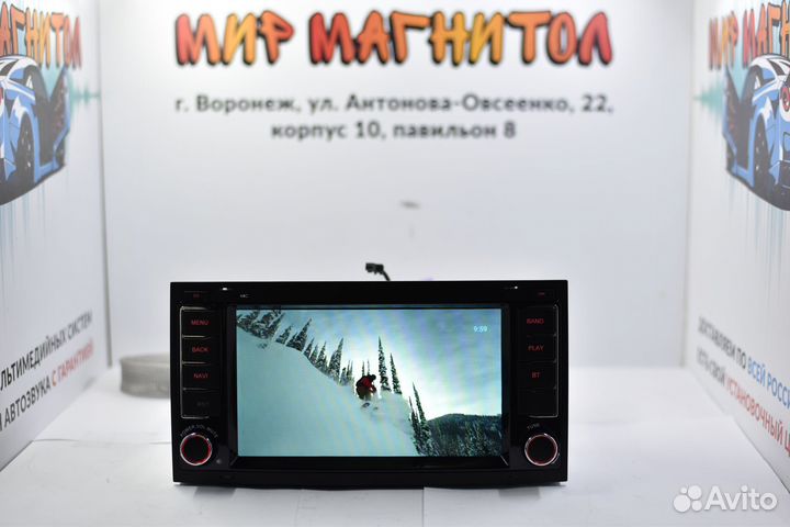 Магнитола VW Touareg в штатное место 4/64гб