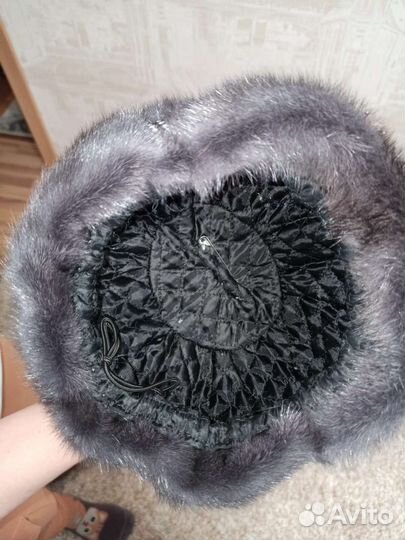 Шапка норковая женская