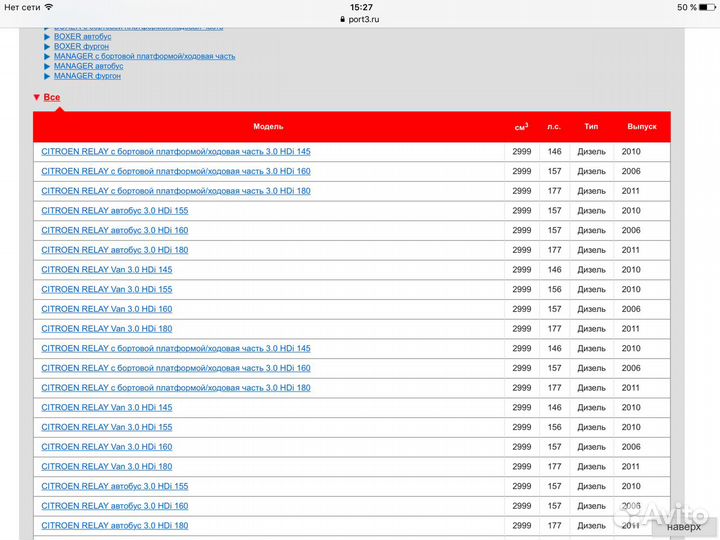 Свечи накаливания на citroen jumper 3.0 HDI