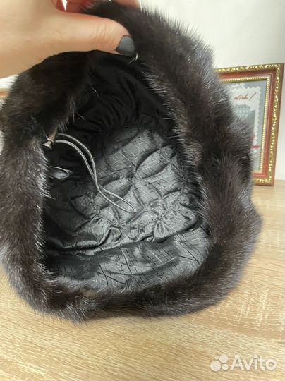Берет женский норковый