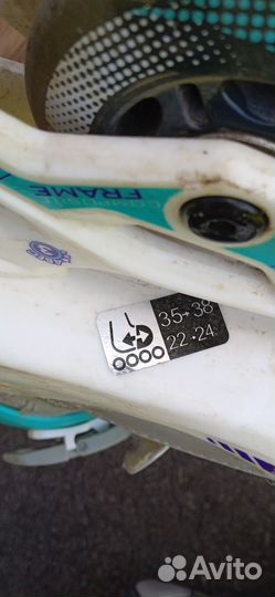 Ролики размер 35-38 регулируемые Oxello Decathlon