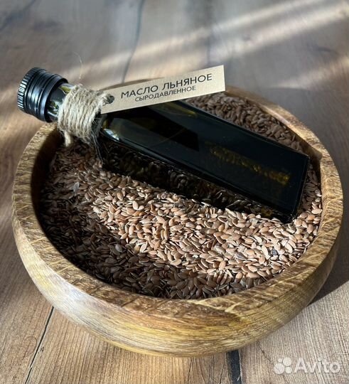 Масло льняное сыродавленное