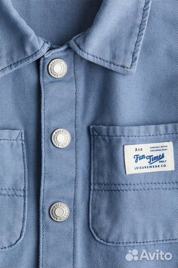 Рубашка джинсовая H&M 68,80,86,92