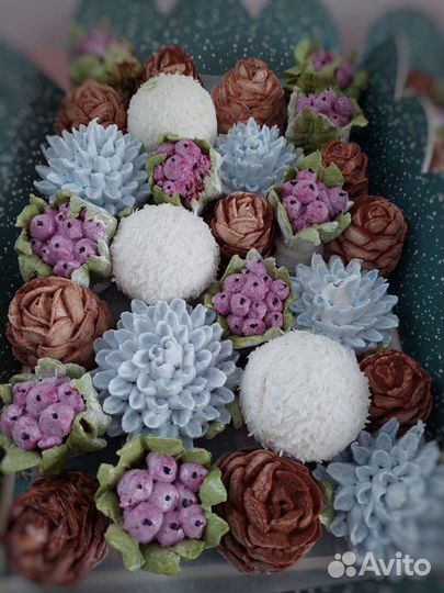 Сьедобный букет.Мужской букет. Пряники