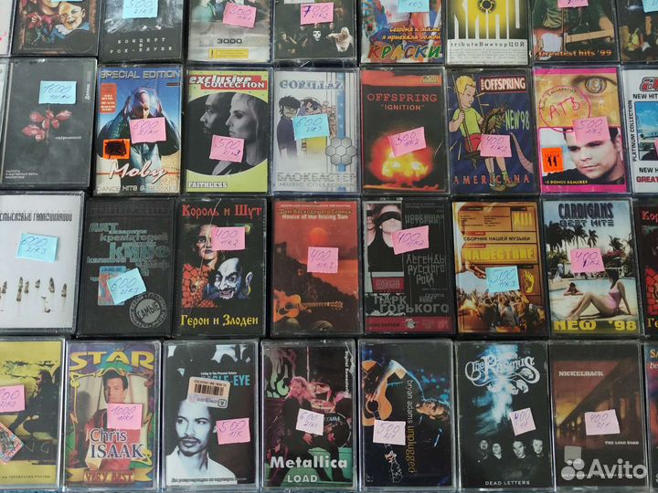 Аудио кассеты музыка Аудиокассеты второй список