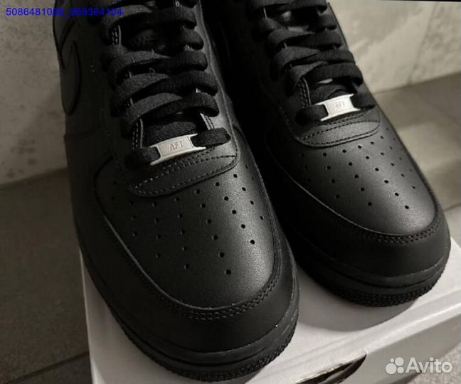 Кроссовки Nike air force 1 black оригинал