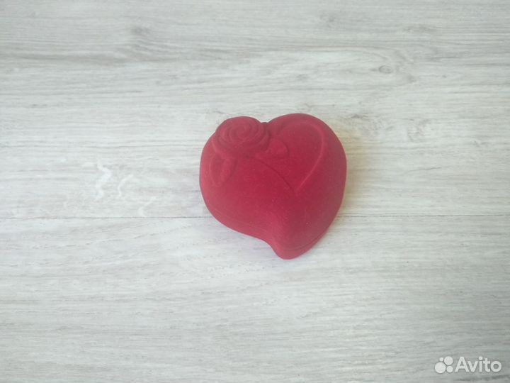 Коробка подарочная футляр для кольца сердце