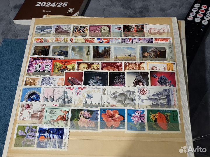 Годовой набор марок СССР 1971