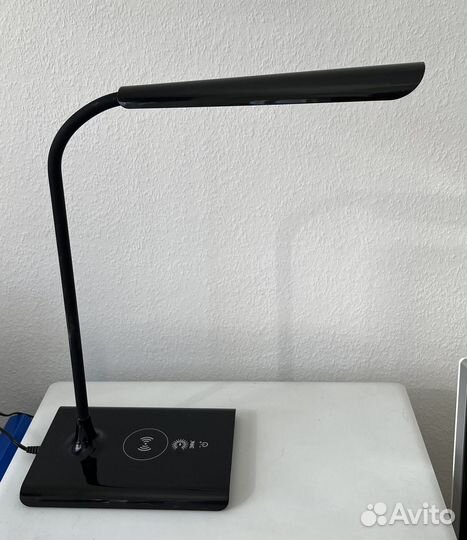 Светильник настольный эра nled-474 черный